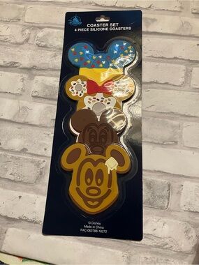 New Disney Park Food-Themed Coaster Set of 4